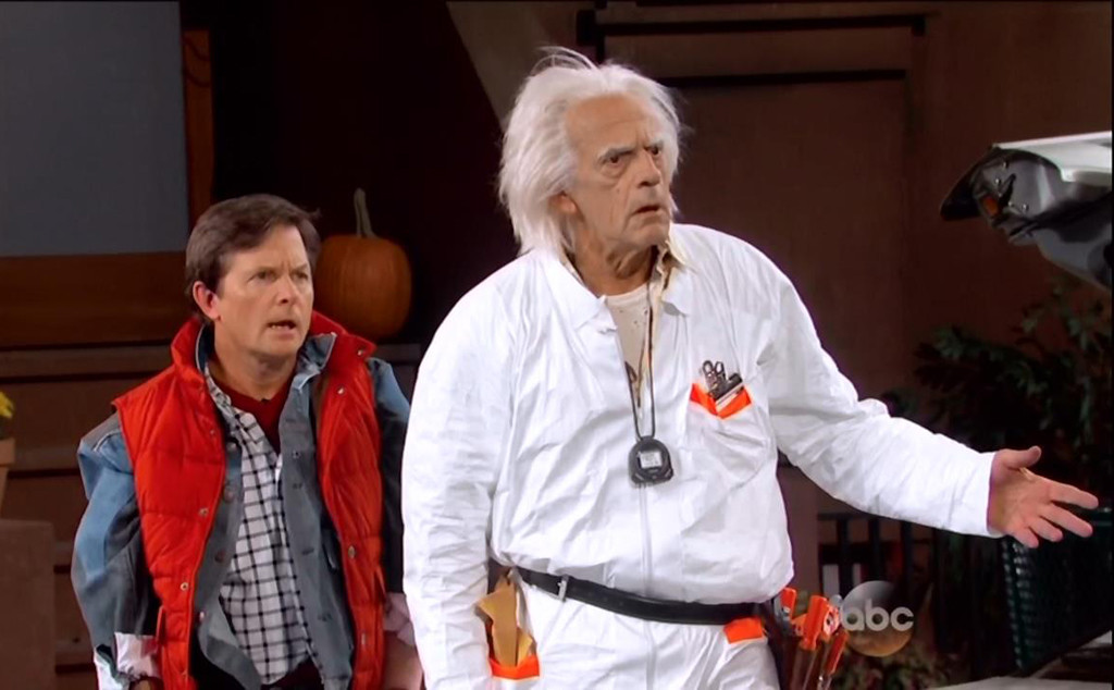 Back to the Future, Michael J. Fox, Christopher Lloyd, Jimmy Kimmel Live Back to the Future, Michael J. Fox, Christopher Lloyd, Jimmy Kimmel Live